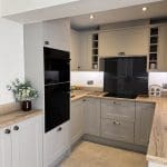 A Stunning Made-to-Measure Kitchen in Matt Pebble – Designed, Supplied & Installed by Tefore