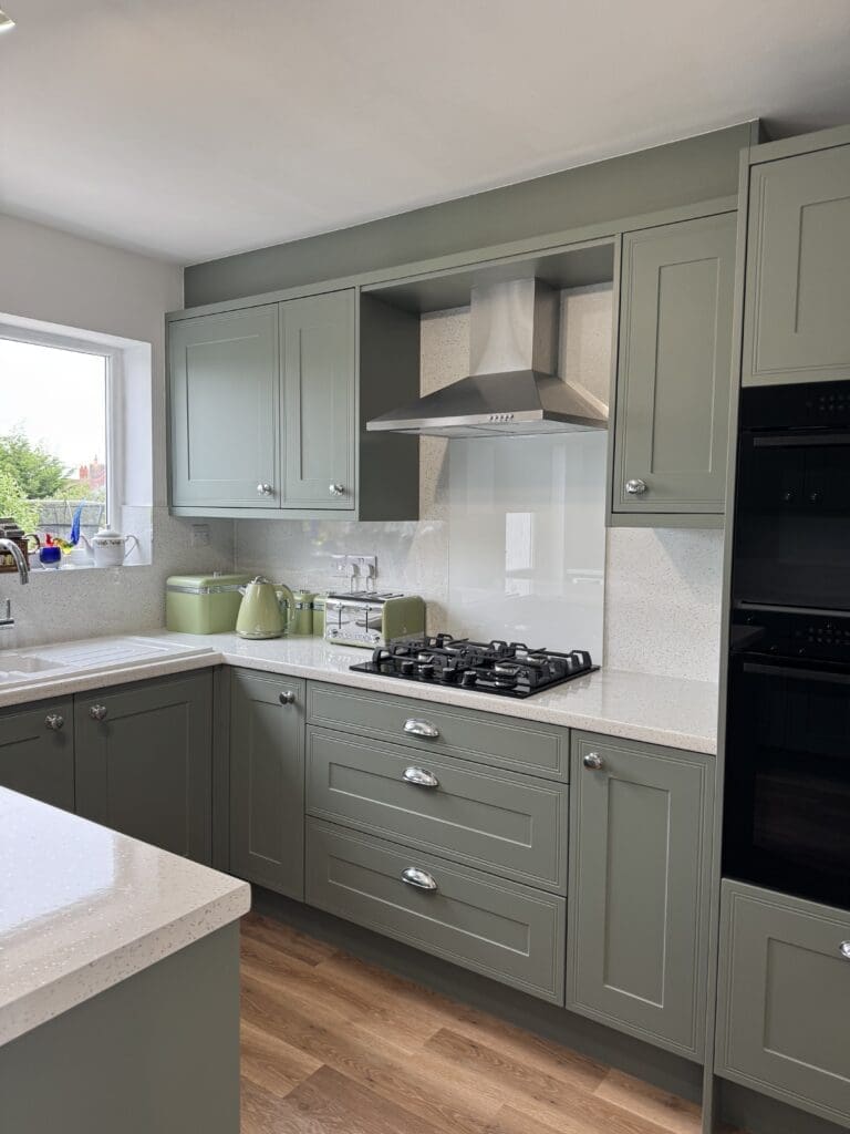 Recent Projects | Transforming a Tired Kitchen into a Modern Sage Green Fitted Kitchen