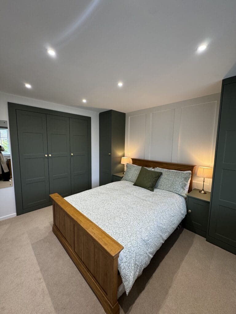 Recent Projects | A Calming Green Retreat – Fitted Bedroom in Redditch by Tefore
