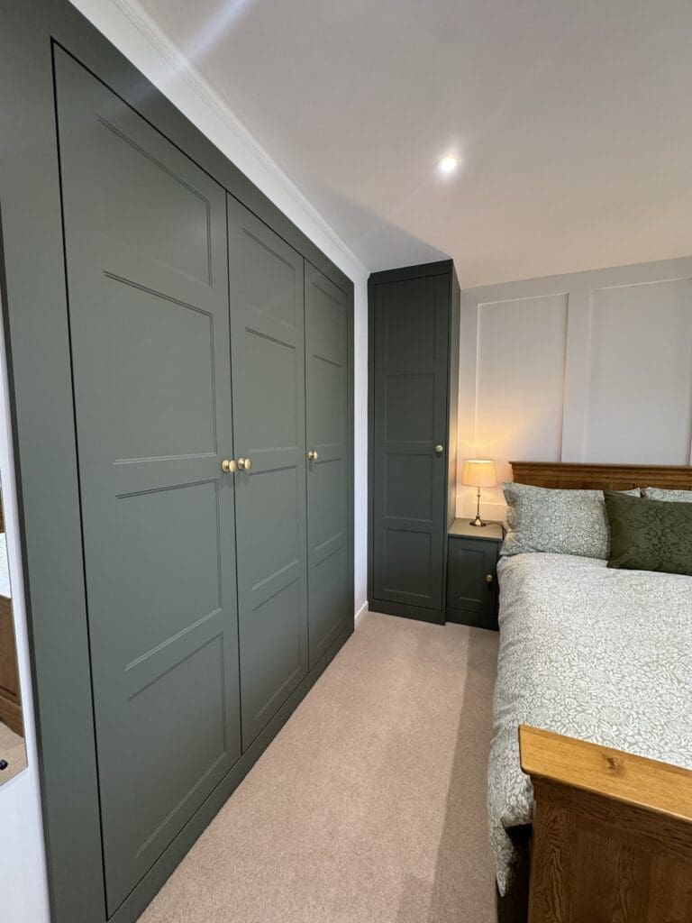 Recent Projects | A Calming Green Retreat – Fitted Bedroom in Redditch by Tefore