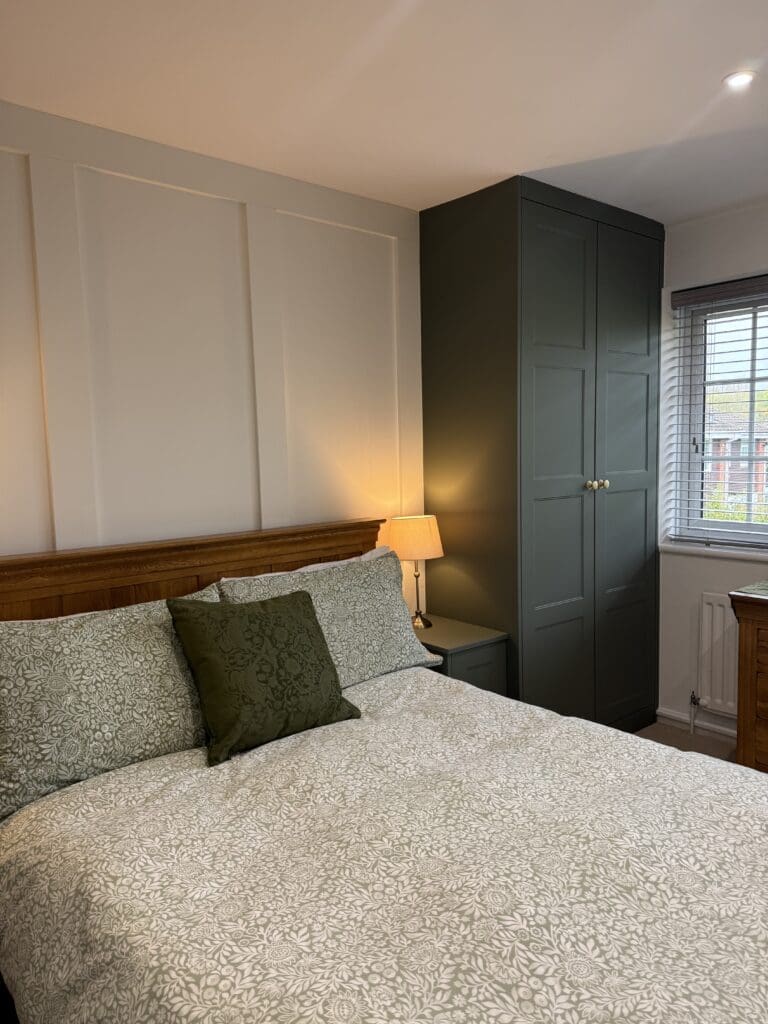 Recent Projects | A Calming Green Retreat – Fitted Bedroom in Redditch by Tefore
