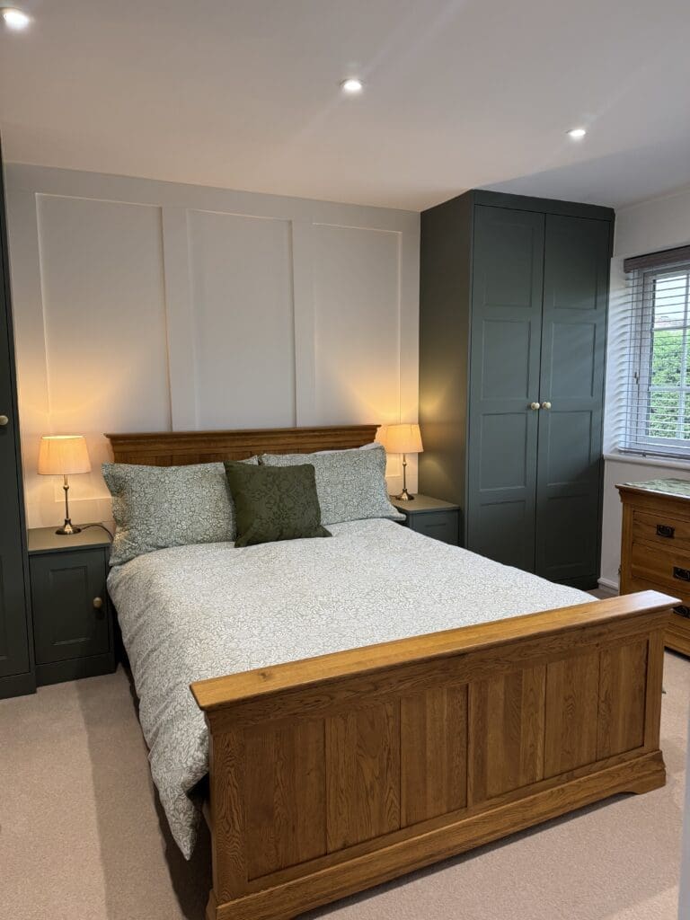 Recent Projects | A Calming Green Retreat – Fitted Bedroom in Redditch by Tefore