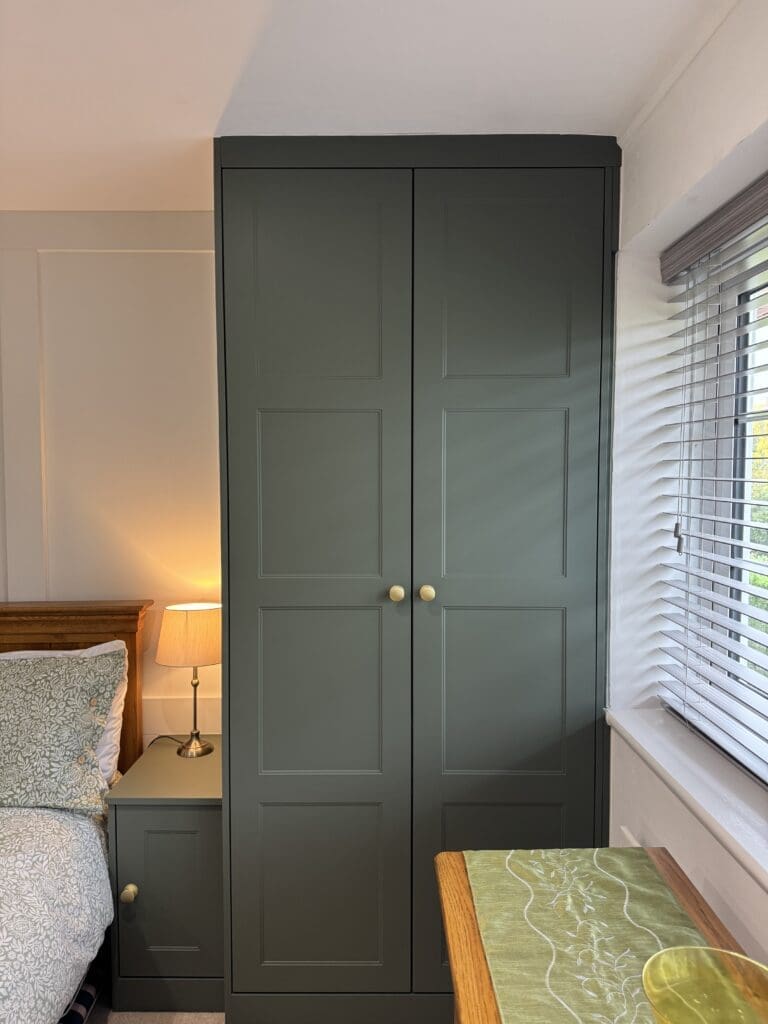 Recent Projects | A Calming Green Retreat – Fitted Bedroom in Redditch by Tefore