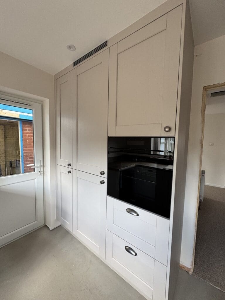 All Things Tefore | Elegant Kensington Cashmere Kitchen – Designed, Supplied & Installed in Redditch All Things Tefore | Elegant Kensington Cashmere Kitchen – Designed, Supplied & Installed in Redditch